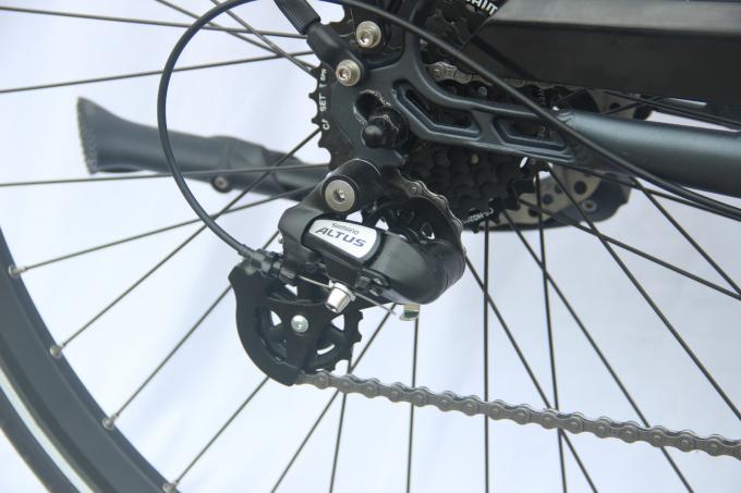 700C wiel Draagbare Elektrische Fiets die niet Batterij In werking gestelde Fiets vouwen 4