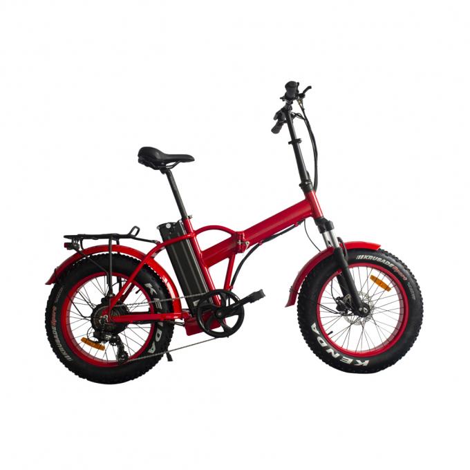 E-Fiets 55km H van dames Elektrische Mini Folding Bike Lithium Battery 48V 10.4Ah voor Jachten 0