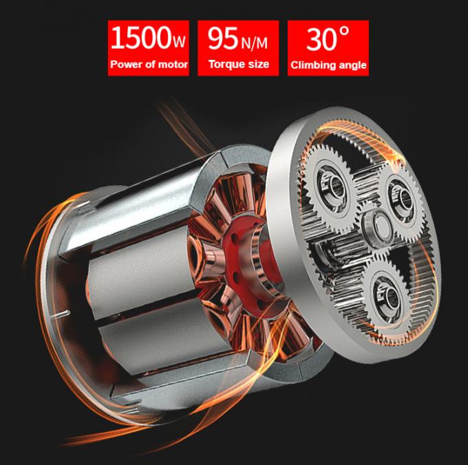 Vette het Wiellange afstand van Bandharley citycoco electric scooter 2000w 2 11