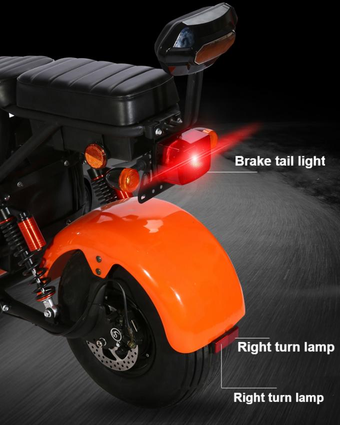 Vette het Wiellange afstand van Bandharley citycoco electric scooter 2000w 2 13