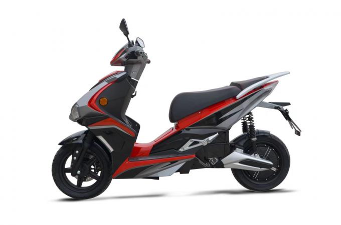 De vette Autoped van het de Autoped3000w 72V 20Ah 2 Wiel van Bandcitycoco Elektrische voor Volwassenen 4