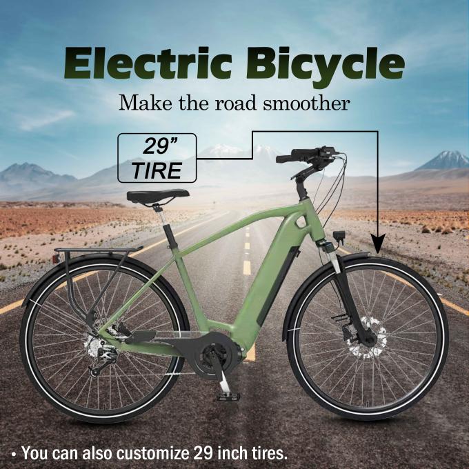 Aluminiumkader 27,5 Volwassenen Elektrische Fiets van Duimjonge geitjes met Lithiumbatterij 4